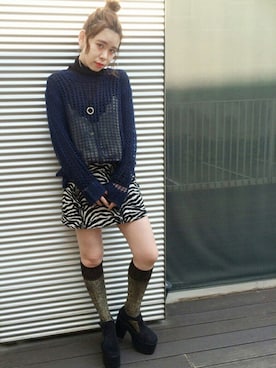 「BUBBLES（バブルス）のアイテム」を使った、BUBBLESさん（レディース・162cm）の春コーディネート