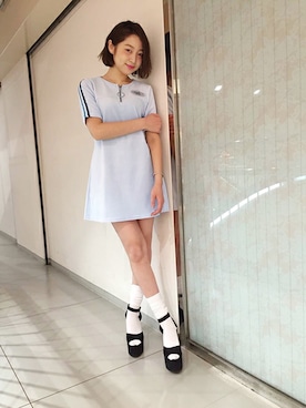 「BUBBLES（バブルス）のアイテム」を使った、BUBBLESさん（レディース・159cm）の春コーディネート