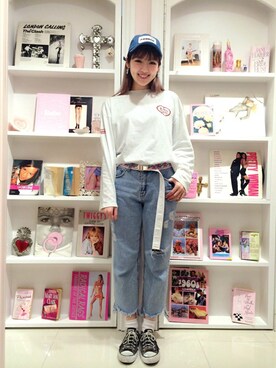 「 ロンＴ」｜BUBBLESさん（レディース・162cm）の春コーディネート