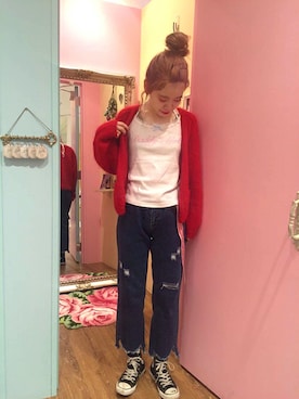 「BUBBLES（バブルス）のアイテム」を使った、BUBBLESさん（レディース・162cm）の春コーディネート