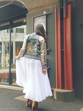 GUILD PRIME】MENS サックススカジャンを使った人気ファッション