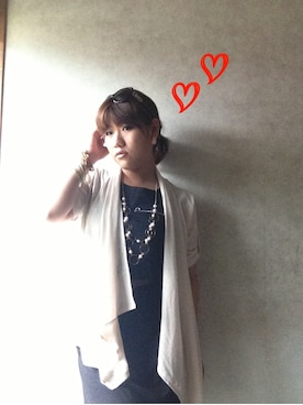 「CECIL McBEE（セシルマクビー）のアイテム（その他アウター）」を使った、Aya...さんの夏コーディネート