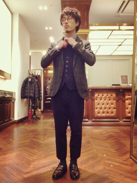 まきたく@休止中さん（メンズ・170cm）の冬コーディネート