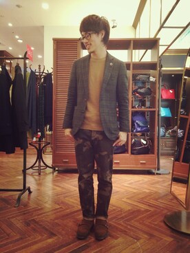 まきたく@休止中さん(メンズ・170cm)の冬コーディネート