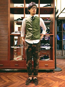 まきたく@休止中さん(メンズ・170cm)の春コーディネート