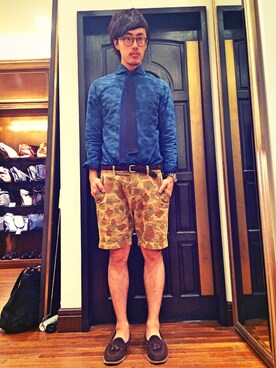 「BRAY STEVE ALAN（ブレイスティーブアラン）のアイテム」を使った、まきたく@休止中さん（メンズ・170cm）の夏コーディネート