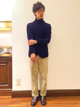 まきたく@休止中さん（メンズ・170cm）の冬コーディネート