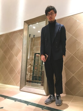 まきたく@休止中さん（メンズ・170cm）の冬コーディネート