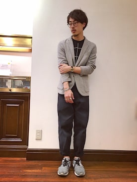 まきたく@休止中さん（メンズ・170cm）の春コーディネート