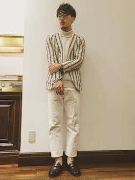 まきたく@休止中さん（メンズ・170cm）の春コーディネート