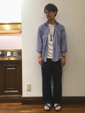 「HUDSON'S BAY COMPANY（ハドソンベイ）のアイテム」を使った、まきたく@休止中さん（メンズ・170cm）の春コーディネート