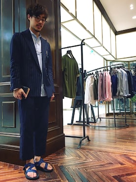 まきたく@休止中さん（メンズ・170cm）の春コーディネート