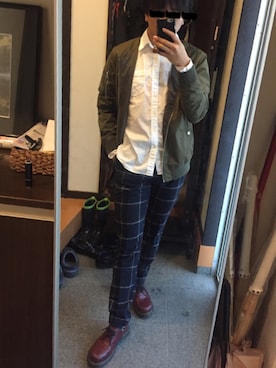 「Jungle Storm（ジャングルストーム）のアイテム（その他アウター）」を使った、のzさん（メンズ・170cm）の秋コーディネート