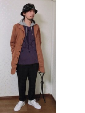 「SLICK（スリック）のアイテム（その他アウター）」を使った、kiyoshiさん（メンズ・170cm）の冬コーディネート