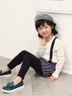 「子供服」｜devirockさん（キッズ・110cm）の春コーディネート