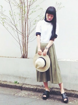 「おめかしコーデ」｜goocyさん（レディース・160cm）の春コーディネート