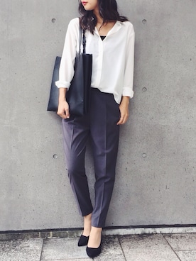 「goocy（グースィー）のアイテム」を使った、goocyさん（レディース・167cm）の秋コーディネート