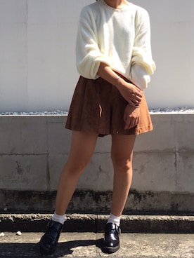 「goocy（グーシー）のアイテム」を使った、goocyさん（レディース・160cm）の秋コーディネート