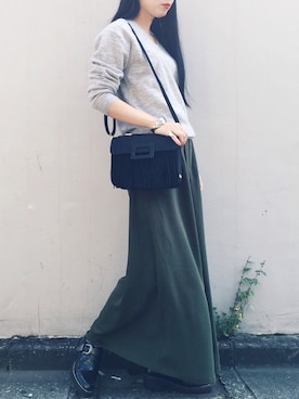 「goocy（グーシー）のアイテム」を使った、goocyさん（レディース・160cm）の秋コーディネート