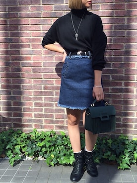 「goocy（グーシー）のアイテム」を使った、goocyさん（レディース・158cm）の秋コーディネート