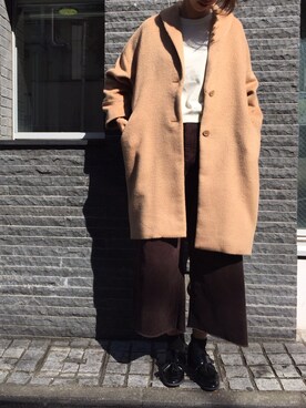 「goocy（グースィー）のアイテム（ジャケット/アウター）」を使った、goocyさん（レディース・160cm）の秋コーディネート