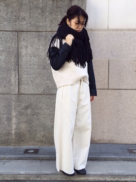 「スヌード」｜goocyさん（レディース・153cm）の秋コーディネート