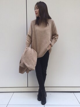 「goocy（グーシー）のアイテム」を使った、goocyさん（レディース・162cm）の冬コーディネート