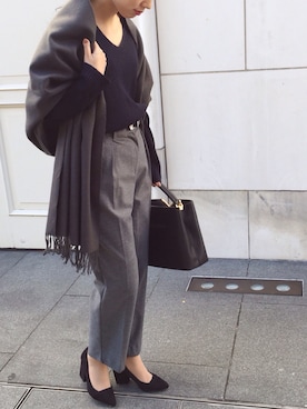 「goocy（グースィー）のアイテム」を使った、goocyさん（レディース・160cm）の冬コーディネート