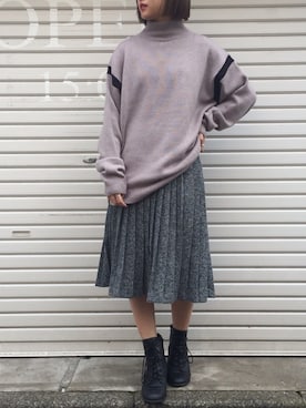 「goocy（グースィー）のアイテム」を使った、goocyさん（レディース・158cm）の冬コーディネート