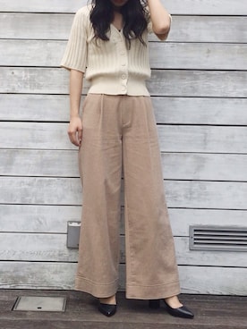 「goocy（グーシー）のアイテム」を使った、goocyさん（レディース・160cm）の春コーディネート