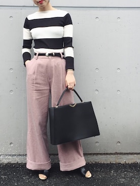 「goocy（グースィー）のアイテム」を使った、goocyさん（レディース・160cm）の春コーディネート