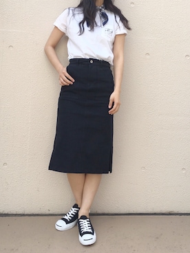 「goocy（グースィー）のアイテム（財布/小物）」を使った、goocyさん（レディース・167cm）の春コーディネート