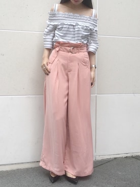 「goocy（グースィー）のアイテム」を使った、goocyさん（レディース・160cm）の春コーディネート