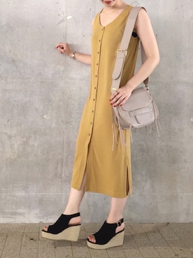 「goocy（グースィー）のアイテム」を使った、goocyさん（レディース・160cm）の春コーディネート