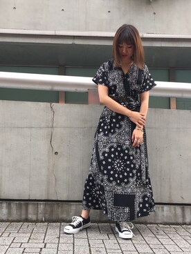 「goocy（グースィー）のアイテム」を使った、goocyさん（レディース・160cm）の夏コーディネート