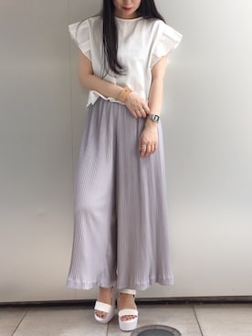 「goocy（グースィー）のアイテム」を使った、goocyさん（レディース・160cm）の夏コーディネート