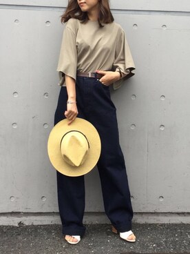 「goocy（グースィー）のアイテム」を使った、goocyさん（レディース・160cm）の夏コーディネート