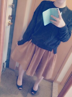 「まだ夏」｜かとうみかさん（レディース・155cm）の秋コーディネート