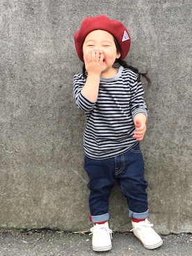 hanamenさん（キッズ・80cm）の春コーディネート