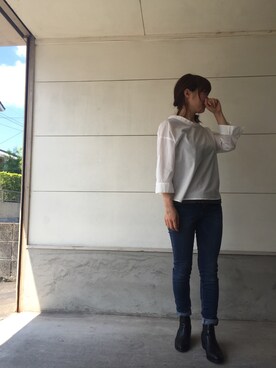 「A part by（アパートバイ）のアイテム」を使った、kusa夫婦さん（メンズ・182cm）の夏コーディネート