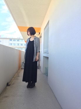 「DHOLIC（ディーホリック）のアイテム（ワンピース/ドレス）」を使った、kusa夫婦さん（メンズ・182cm）の秋コーディネート