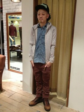 KARASAWAさん（メンズ・173cm）の秋コーディネート