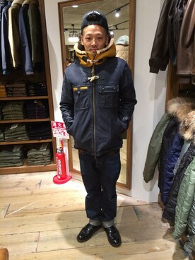 KARASAWAさん（メンズ・173cm）の冬コーディネート