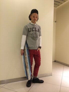 KARASAWAさん（メンズ・173cm）の春コーディネート