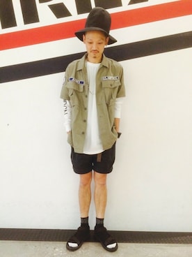 KARASAWAさん（メンズ・173cm）の夏コーディネート