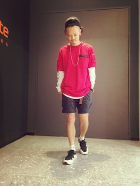 「ショーツスタイル」｜KARASAWAさん（メンズ・173cm）の夏コーディネート