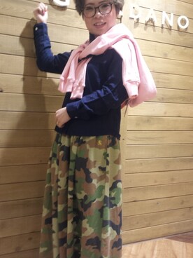 GIORDANOサンステ福山店さん(レディース・150cm)の冬コーディネート