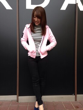 GIORDANOサンステ福山店さん(レディース・156cm)の冬コーディネート