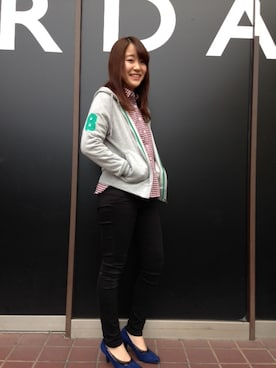 GIORDANOサンステ福山店さん(レディース・156cm)の冬コーディネート