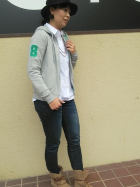 GIORDANOサンステ福山店さん(レディース・165cm)の冬コーディネート